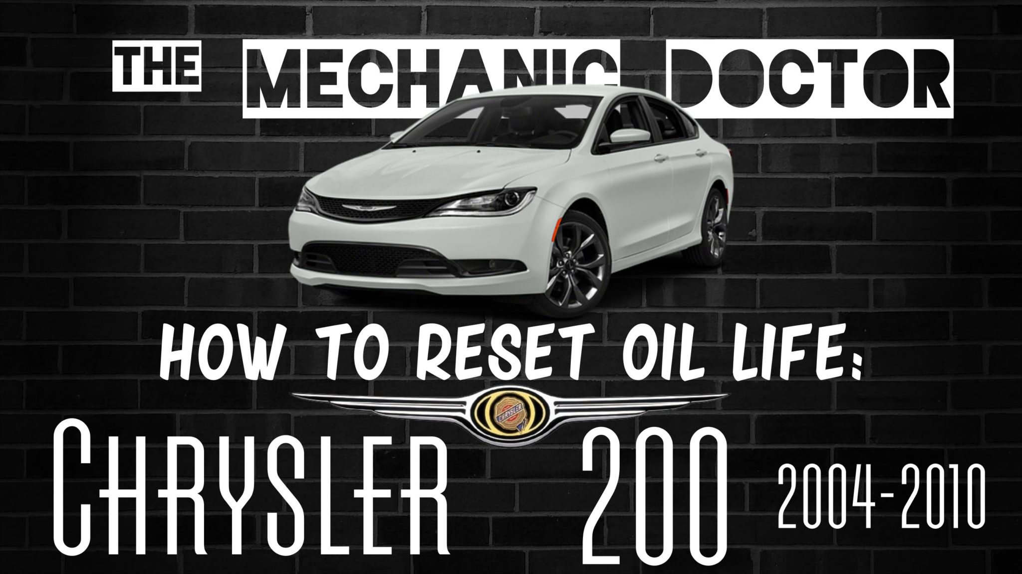 How to reset oil life Chrysler 200 20152016