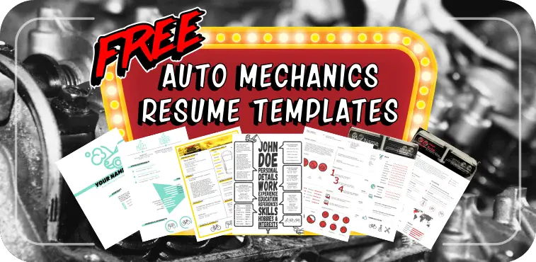 Free resume templates for auto mechanics
