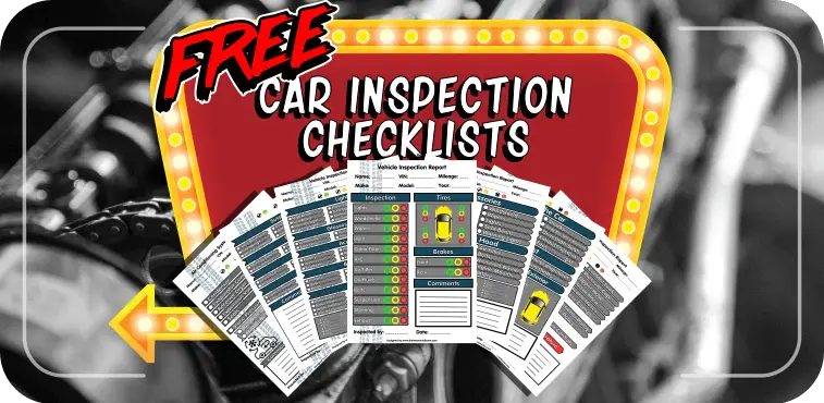 Free Car Inspection Checklist Forms